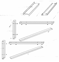 Dimensional Drawing for Wall Support Assembly